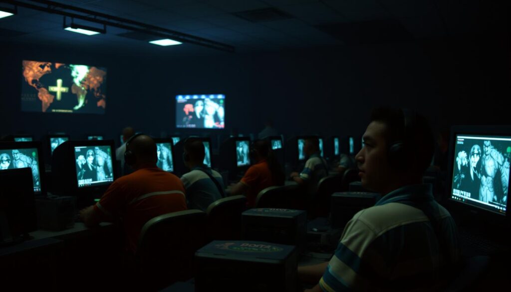 Early Dota mod tournaments being played on Warcraft III