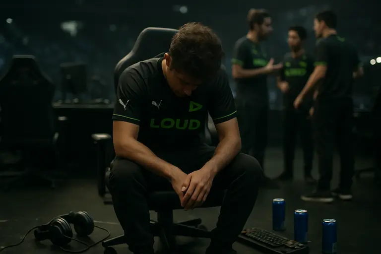 VALORANT players reviewing a match setup before a round