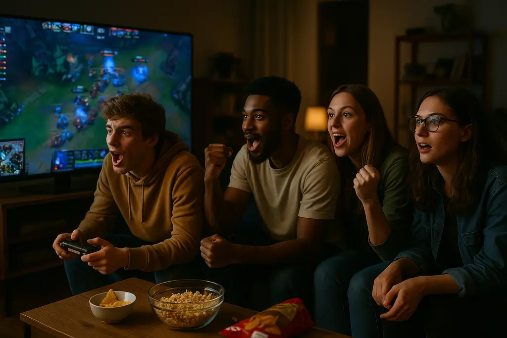 Viewer behavior trends shown through fans watching esports streams on multiple screens