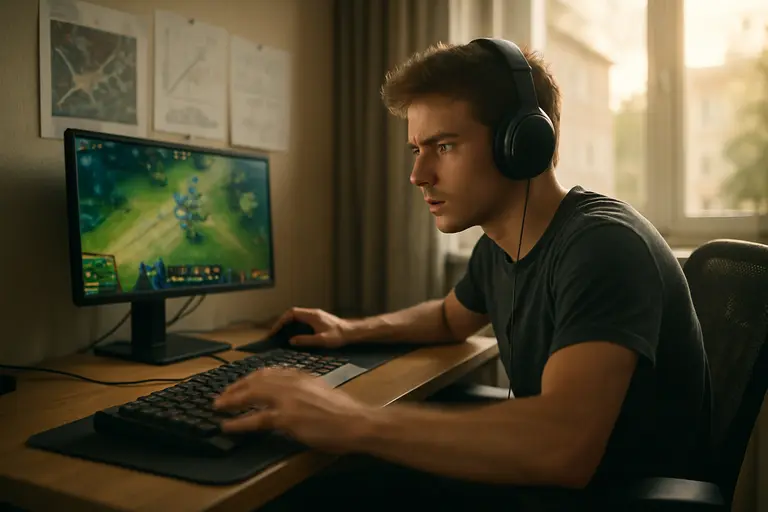 A VALORANT prospect reviewing gameplay with a coach after scrims