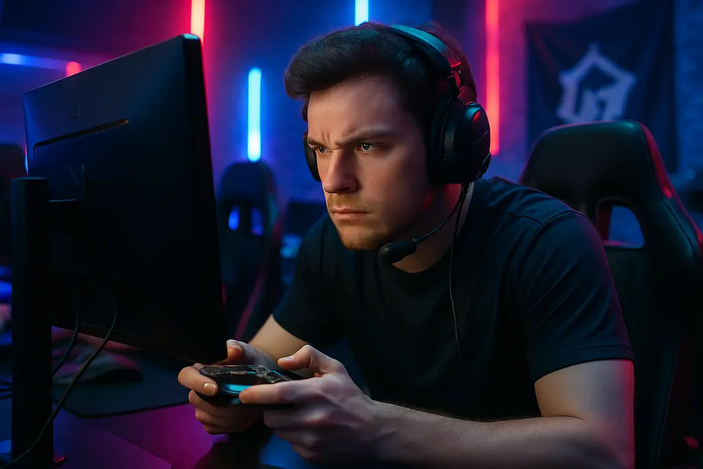 KODEX CS2 players seated at computers during a North American LAN match