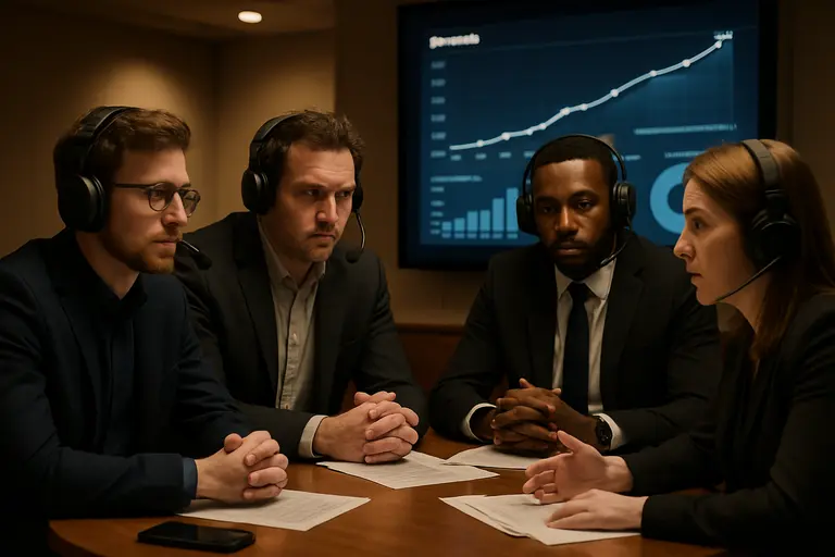 College esports players reviewing strategy before a match