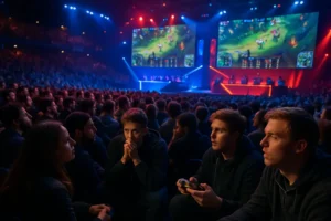 Player reviewing esports careers pathway notes before team tryouts
