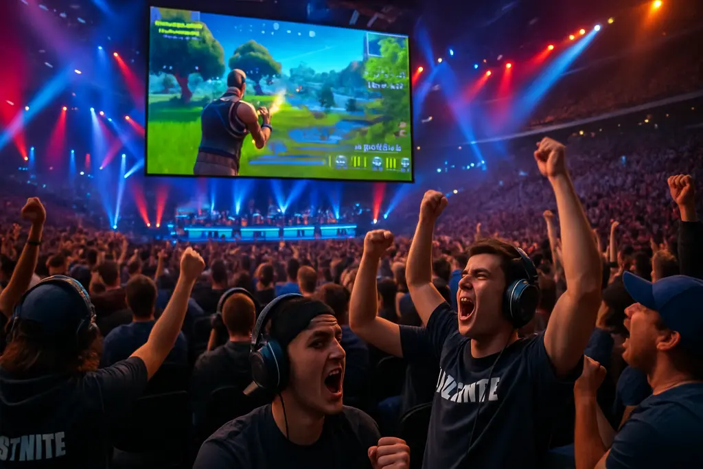 Fortnite viewership analysis with players watching a major esports final