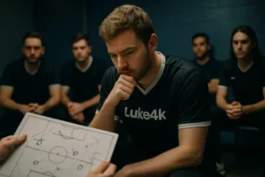 LUKE4k IGL discussion around Wanted Goons players preparing for a CS2 match