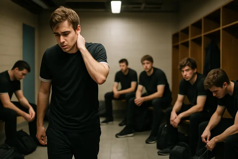 Rainbow Six team huddling during a tense playoff break