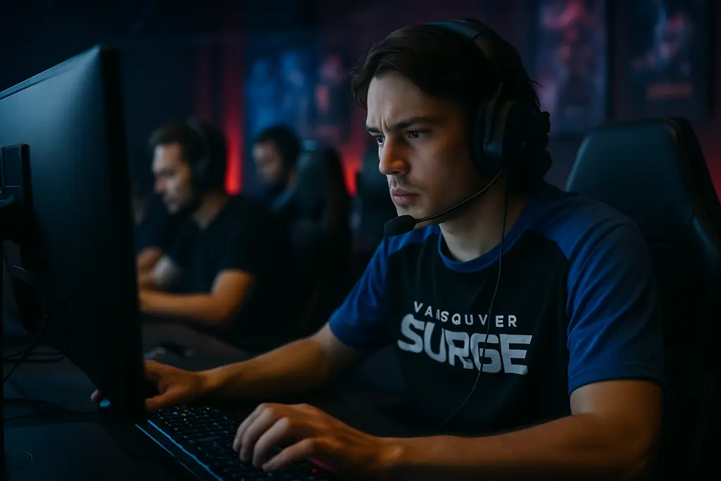 Vancouver Surge Roster discussion with players reviewing match footage