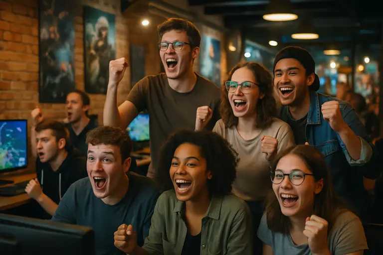 Viewer watching a match stream while reading community chat on a second screen